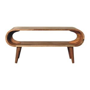 Artisan Furniture KOMODA Zaoblená, 3 zásuvky, světle hnědá obraz
