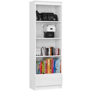 RAUMHIRSCH FURNITURE STOJACÍ REGÁL bílý, bílý lesklý 180/60/35 obraz