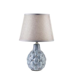 Mondex STOLNÍ LAMPA, keramika, modrá obraz