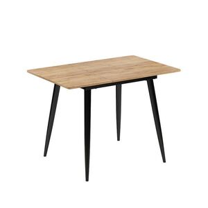 Vicco JÍDELNÍ STŮL Beaver, Zlatý mocný dub/Černá, 80-110 x 70 cm Rozšiřitelný obraz