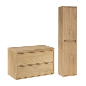 Petits-meubles KOUPELNOVÝ NÁBYTEK 80cm Edmé 2er-Set Dřevo obraz