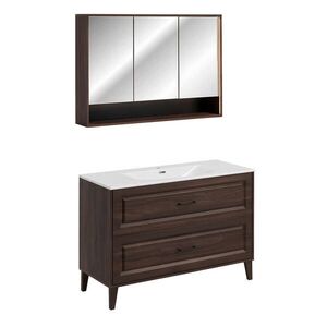 Petits-meubles KOUPELNOVÝ NÁBYTEK 120cm Moka 2er-Set Dřevo obraz