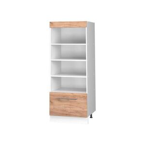 Vicco KUCHYŇSKÝ REGÁL Fame-Line, Zlatý mocný dub/Bílá, 60 cm obraz