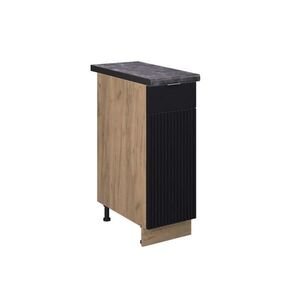 Vicco LÉKÁRNIČKOVÁ SKŘÍŇKA Fame-Line Černý pruhovaný 30 cm , PD Antracit obraz