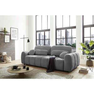 MID.YOU ROZKLÁDACÍ POHOVKA, textil, šedá obraz