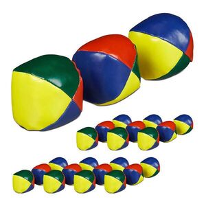 Relaxdays MÍČKY vícebarevné 24-ks-sada 6, 5 cm obraz