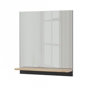 Vicco KOUPELNOVÁ ZRCADLOVÁ SKŘÍŇKA Marelle Antracit/Artisan 60 x 67 cm s policí obraz