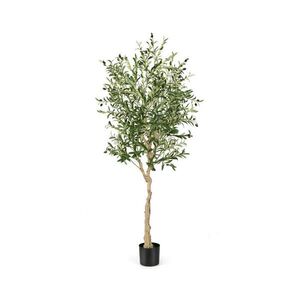 COSTWAY OLIVOVÉ STROMY Umělé 182 cm Zelené obraz