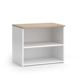 Vicco NÍZKÝ NÁBYTEK POD TELEVIZI Wido Bílá/Sonoma 60 x 50 cm se 2 přihrádkami obraz
