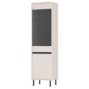 Selsey VITRÍNA Osaka pískově béžová 2dveřová 56 cm obraz