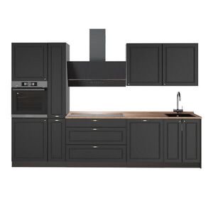 Vicco KUCHYŇSKÝ KOUT Fame-Line, Anthrazit-Gold Landhaus/Antracit, 310 cm, PD Dub obraz