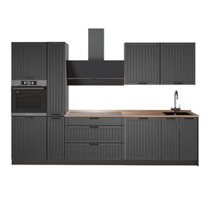 Vicco KUCHYŇSKÝ KOUT Fame-Line, Tmavě šedá/Antracit, 310 cm, PD Dub obraz