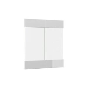 Vicco KUCHYŇSKÁ DVÍŘKA R-Line Bílá vysoký lesk 59.2 x 59 cm nábytková čela pro závěsnou vitrínu obraz