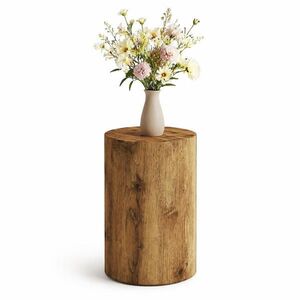 STILVORA KONFERENČNÍ STŮL v přírodní barvě minimalistický design do obýváku 30x30x55 cm obraz