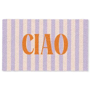 MuchoWow ROHOŽKA Ciao - Citát - Pastelové barvy - Pruhy 150x90 cm obraz