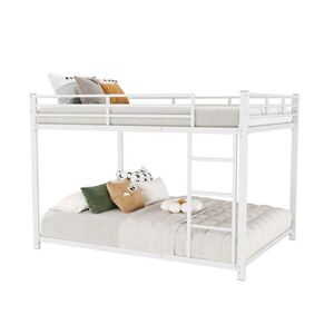 FLIEKS PATROVÁ POSTEL 140x200 Bílá Kov Klasický Design obraz