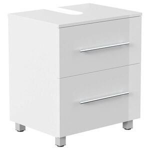 MID.YOU SKŘÍŇKA POD UMYVADLO, vysoce lesklá bílá, vysoce lesklá bílá, 55/63/41, 6 cm obraz