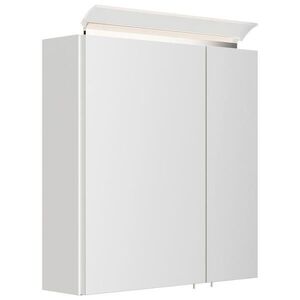 MID.YOU ZRCADLOVÁ SKŘÍŇKA, vysoce lesklá bílá, 60/62/17 cm obraz