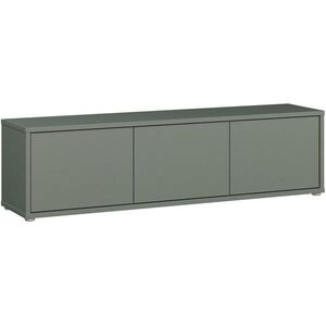 Carryhome NÍZKÁ KOMODA, šalvějově zelená, 154, 2/42, 5/34, 9 cm obraz