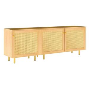 Urban Meuble SIDEBOARD ratan přírodní 180 cm 3 dvířka modulární obraz