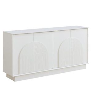 Urban Meuble SIDEBOARD 4 dvířka s klenutými panely, MDF, matný povrch obraz