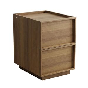 Urban Meuble NOČNÍ STOLEK dub 38 cm, 2 zásuvky, ochrana proti převrácení obraz