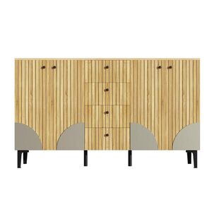 Urban Meuble SIDEBOARD dekor dřeva se 4 dvířky a 4 zásuvkami obraz