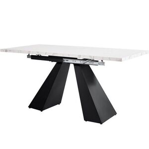 Urban Meuble JÍDELNÍ STŮL bílý 159/74/77 cm obraz