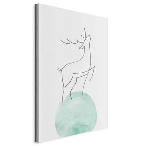 artgeist MALBA NA PLÁTNĚ, abstraktní, zvířata, 40/60/1, 2 cm obraz