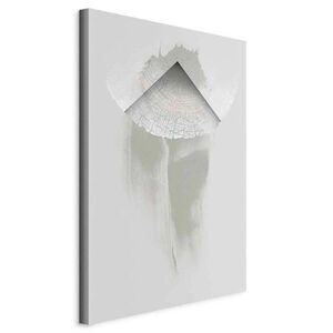 artgeist MALBA NA PLÁTNĚ, abstraktní, dřevo, struktury, 40/60/1.2 cm obraz