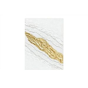 KUNSTLOFT RUČNĚ MALOVANÝ AKRYLOVÝ OBRAZ BÍLÝ, 60/90 CM obraz