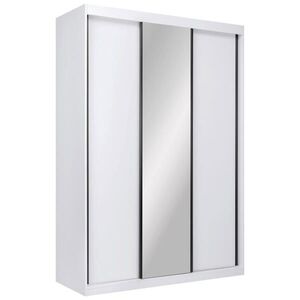 P & B ŠATNÍ SKŘÍŇ S POSUVNÝMI DVEŘM, bílá, 150/215/59, 5 cm obraz