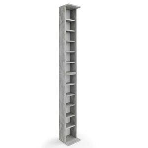 Vicco POLICE NA CD Beton 21 x 183.6 cm Vysoký obraz