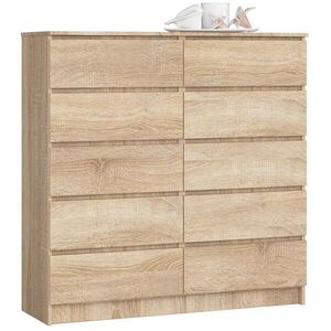 RAUMHIRSCH FURNITURE KOMODA dub Sonoma 121/120/40 obraz