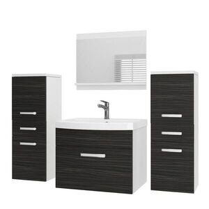 B BELINI GROUP KOUPELNOVÝ NÁBYTEK Koupelnová SADA PRI M4, Eben matný, 120 cm obraz