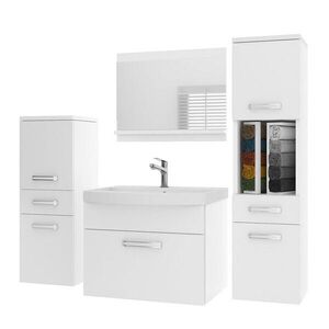 B BELINI GROUP KOUPELNOVÝ NÁBYTEK Koupelnová SADA PRI M5, Bílá matná, 120 cm obraz