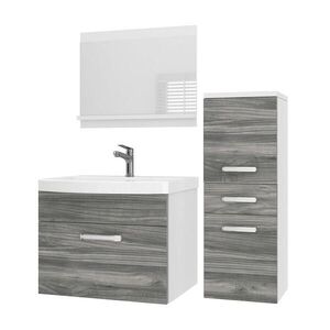 B BELINI GROUP KOUPELNOVÝ NÁBYTEK Koupelnová SADA PRI M2, Glamour dřevo matné, 90 cm obraz