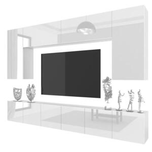 B BELINI GROUP OBÝVACÍ STĚNA Milano 2, Bílá lesklá, 300 cm, Bezúchytková obraz