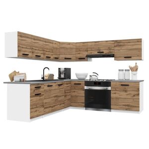 B BELINI GROUP KUCHYŇSKÁ LINKA Italia 7 420 cm , s pracovními deskami, Zlatohnědá obraz