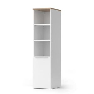 Vicco UNIVERZÁLNÍ SKŘÍŇ Wido Bílá/Sonoma 30.2 x 120 cm s dveřmi obraz