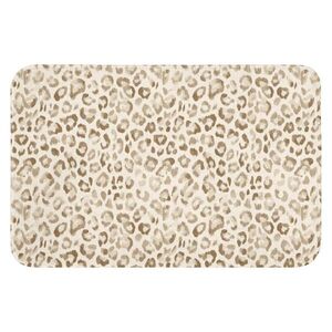 OnlyWow KOUPELNOVÁ PŘEDLOŽKA Leopard - Classic - Béžová 60x40 cm obraz