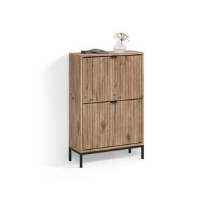 Livinity® BOTNÍK NA BOTY Aterno Dub Viking 60 x 92 cm se 2 sklopnými zásuvkami obraz