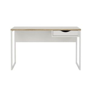 Calicosy PSACÍ stůl s 1 zásuvkou a kovovými nohami, šířka 130 cm - FUNCTION obraz