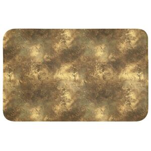 OnlyWow WC PŘEDLOŽKA Antique - metalický vzhled - Gold 80x50 cm obraz