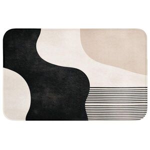 OnlyWow KOUPELNOVÁ PŘEDLOŽKA Abstraktní - Japonské - Béžové - Moderní 80x50 cm obraz