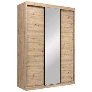 P & B ŠATNÍ SKŘÍŇ S POSUVNÝMI DVEŘM, dub artisan, 150/215/59, 5 cm obraz