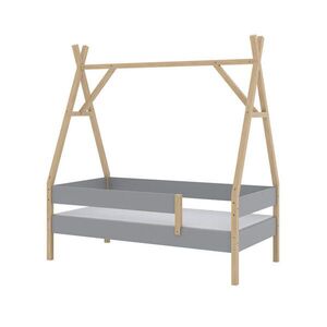 VitaliSpa DĚTSKÁ POSTEL TIPI Bali Šedá 80x160 cm s matrací obraz