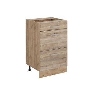 Vicco SPODNÍ SKŘÍŇKA KUCHYŇSKÉ LINKY R-Line, Sonoma/Zlatý mocný dub, 50 cm bez pracovní desky obraz