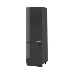 Vicco VYSOKÁ SKŘÍŇ R-Line, Antracitový vysoký lesk/Antracit, 60 cm obraz