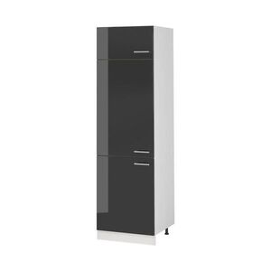 Vicco VYSOKÁ SKŘÍŇ R-Line, Antracitový vysoký lesk/Bílá, 60 cm obraz